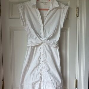 Veronica Beard White Mini Dress